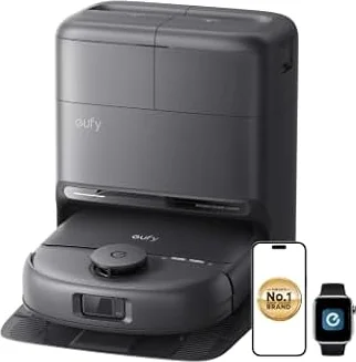 eufy C28 Omni, Robot Vacuum Cleaner with Mop,HydroJet Self Clean Roller Mop | 15000Pa Suction, All-in-One Station, Tangle-Free for Pet Hair, AI Obstacle Avoidance, LiDAR Navigation,Local Repair