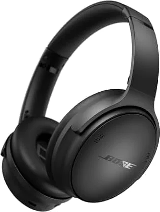 Bose QuietComfort Wireless Noise Cancelling Headphones, Bluetooth Over Ear Headphones with Up To 24 Hours of Battery Life, Black