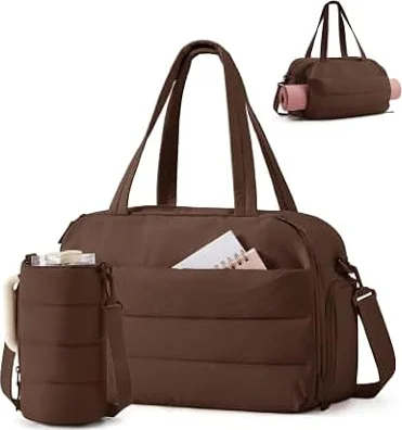 BAGSMART 25L Womens Gym Travel Bag, Shoe Compartment, Cabin Bag for Easyjet