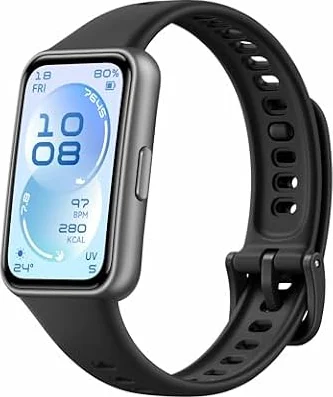 HUAWEI Band 11 Fitness Tracker, Smart Watch for Women Men, Black | 1.62" AMOLED Smart Watch, Heart Rate Monitor & SpO2, HRV Smart Band, Pedometer Step Counter Watch, 5ATM, 14 Days Battery